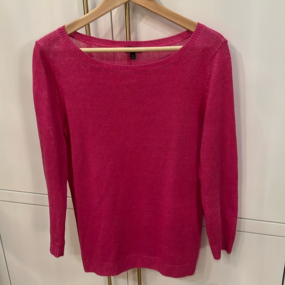 100% LINEN Spring/Summer weight sweater